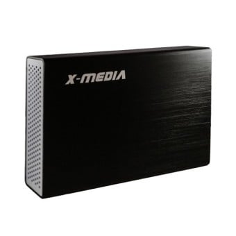 Gabinete X-Media 3.5 pulgadas USB 2.0 SATA Negro Modelo XM-EN3451