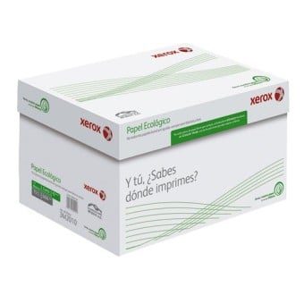 Papel Xerox Ecológico Oficio - 10 Paquetes de 500 Hojas - Modelo 3M02012