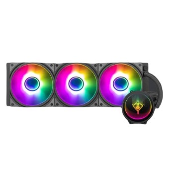 Kit de Enfriamiento Líquido YEYIAN VATN - 3 Ventiladores RGB 2000 RPM - Modelo YTT-360AL-01
