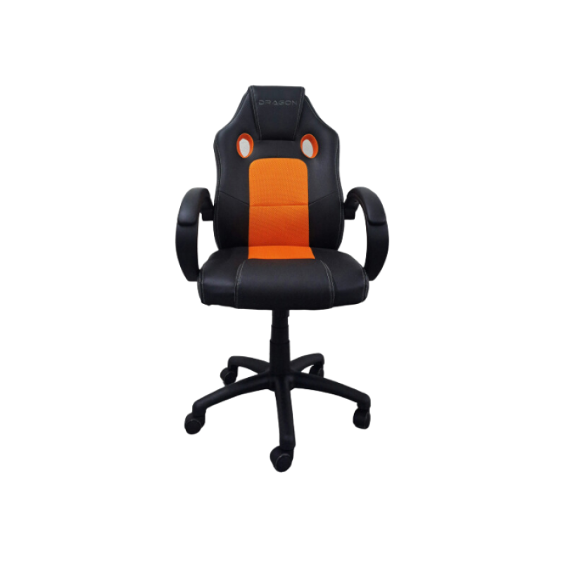 Silla Gamer Nextep Dragón Shenron – Soporta 110kg – Negro con Naranja – NE-464NJ