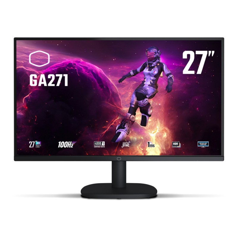 Monitor Gamer Cooler Master GA271 LCD 27", Wide Quad HD, G-Sync/FreeSync, 100Hz, HDMI, Negro