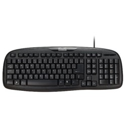 Teclado Klip Xtreme USB Español Negro Resistente Derrames Modelo KKS-050S
