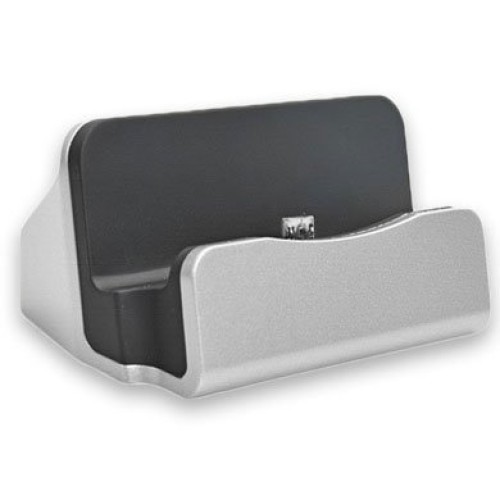 Cargador USB de Pedestal BROBOTIX Micro USB Plata Modelo 005027 Cargador USB de Pedestal BROBOTIX Micro USB Plata Modelo 005027