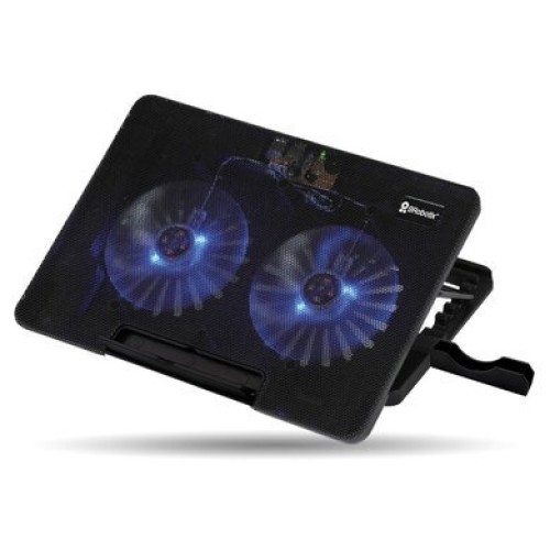 Base para Laptop BRobotix Ajustable 14 pulgadas a 17 pulgadas Negro Modelo 6000441