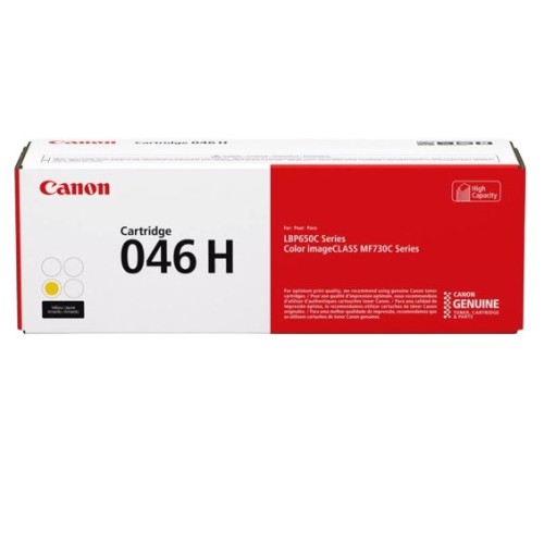 Tóner Canon 046 H Amarillo - Alto Rendimiento 5000 Páginas - Modelo 1251C001AA Tóner Canon 046 H Amarillo - Alto Rendimiento 5000 Páginas - Modelo 1251C001AA