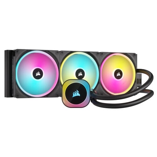 Kit de Enfriamiento Líquido Corsair iCUE LINK H150i - 3 Ventiladores 140mm RGB - 2000 RPM… Kit de Enfriamiento Líquido Corsair iCUE LINK H150i - 3 Ventiladores 140mm RGB - 2000 RPM…