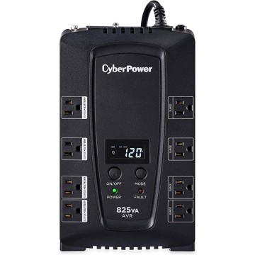 UPS CyberPower 825VA 450W 8 Contactos Línea Interactiva CP825AVRLCDA