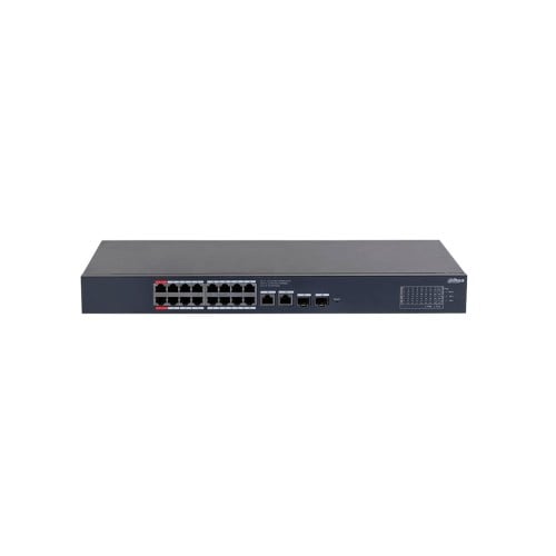 Switch Dahua 16 Puertos Gigabit PoE Gestionado con 2 SFP - Modelo DH-CS4220-16GT-135 Switch Dahua 16 Puertos Gigabit PoE Gestionado con 2 SFP - Modelo DH-CS4220-16GT-135