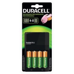 Pilas Recargables Duracell AA 4 Piezas con Cargador Modelo 41333031217