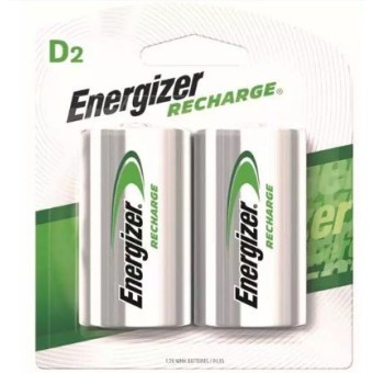 Pila Recargable Energizer D2 E0800700 - 2 Piezas