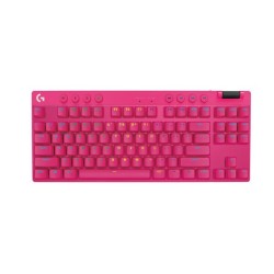 Teclado Gamer Logitech G PRO X TKL Inalámbrico RGB Magenta - 920-012154 Teclado Gamer Logitech G PRO X TKL Inalámbrico RGB Magenta - 920-012154