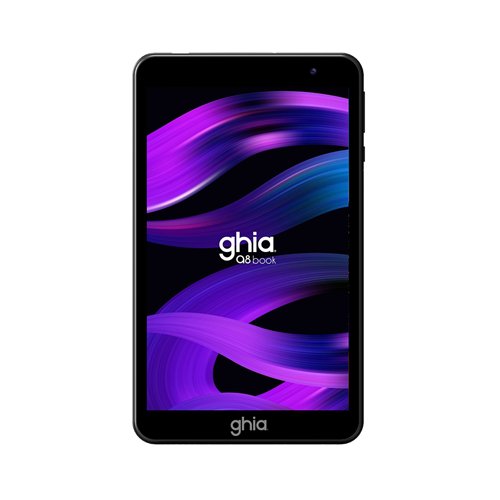Tablet GHIA A8 Book 8 pulgadas Octa Core 4GB RAM 64GB Android 14 Negro