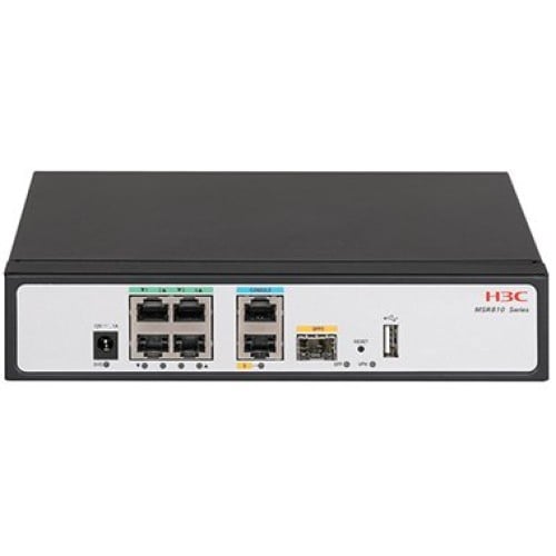Router H3C MSR810-EI 6 Puertos Gigabit con Puerto SFP Modelo 9801A3K0 Router H3C MSR810-EI 6 Puertos Gigabit con Puerto SFP Modelo 9801A3K0