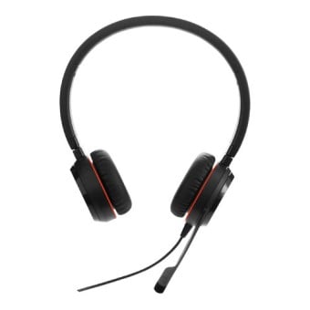 Diadema Jabra Evolve 30 Duo - Alámbrica con Micrófono - 3.5mm y USB - Modelo EVOLVE-30-DUO-UC