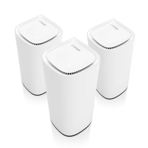 Sistema de Wi-Fi Mesh Linksys Velop Pro 6E Triple Banda 3 Piezas Modelo MX6203 Sistema de Wi-Fi Mesh Linksys Velop Pro 6E Triple Banda 3 Piezas Modelo MX6203