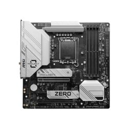 Tarjeta Madre MSI B760M PROJECT ZERO Micro ATX - Socket LGA 1700 - DDR5 7800MHz - Wi-Fi 6E