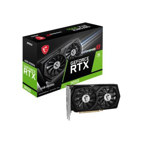 Tarjeta de Video MSI GeForce RTX 3050 GAMING X 6G - 6GB GDDR6 PCI-E 4.0 Tarjeta de Video MSI GeForce RTX 3050 GAMING X 6G - 6GB GDDR6 PCI-E 4.0