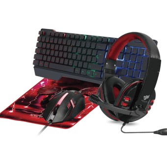 Kit Gamer Necnon NGC-PEGASUS - Teclado, Mouse, Diadema y Mouse Pad RGB - Modelo NBCGPG0241 Kit Gamer Necnon NGC-PEGASUS - Teclado, Mouse, Diadema y Mouse Pad RGB - Modelo NBCGPG0241