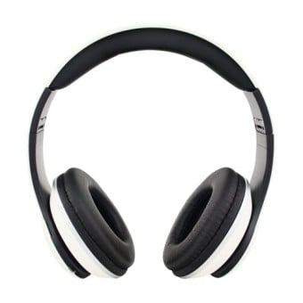 Audífonos Neccon NBH-01R Diadema Bluetooth/3.5mm Negro-Blanco NCAB0112RZ