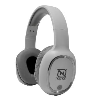 Audífonos Neccon NBH-04 PRO Bluetooth y Cable 3.5mm Blanco con Plata - Modelo NBAB042100