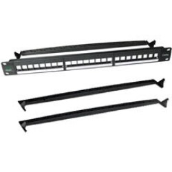 Panel de Parcheo Nitrotel Cat6 24 Puertos NTBP24UP para Redes Ethernet