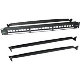 Panel de Parcheo Nitrotel Cat6 24 Puertos NTBP24UP para Redes Ethernet