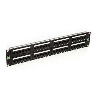 Panel de Parcheo Nitrotel Cat5e 48 Puertos Rackeable Modelo NTPP5E48U