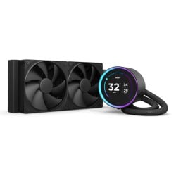 Enfriamiento Líquido NZXT Kraken Elite 240 - 2 Ventiladores LCD 2000 RPM - RL-KN24E-B2