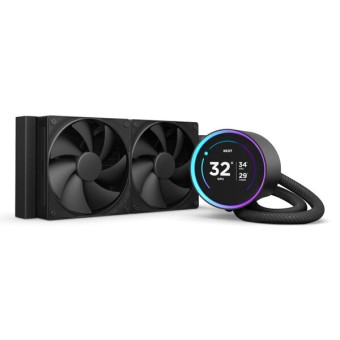Enfriamiento Líquido NZXT Kraken Elite 240 - 2 Ventiladores LCD 2000 RPM - RL-KN24E-B2