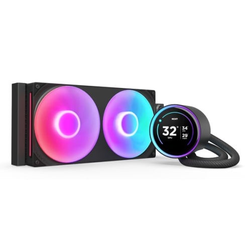 Enfriamiento Líquido NZXT Kraken Elite 280 RGB - 2 Ventiladores 2000 RPM - Negro - RL-KR28E-B2