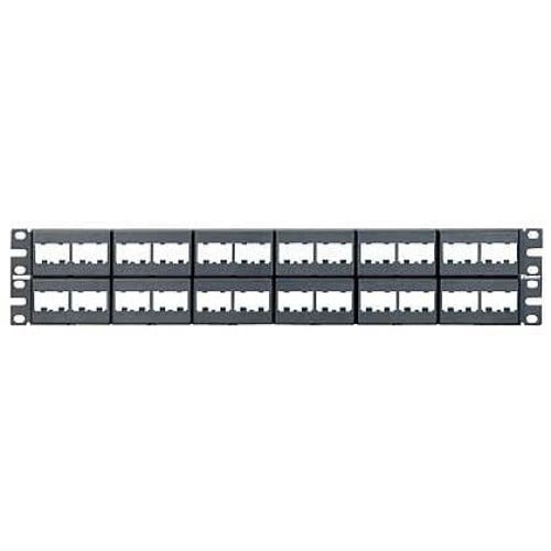 Panel de Parcheo Panduit 48 Puertos RJ-45 Montaje en Rack 2U Modelo CPP48WBLY