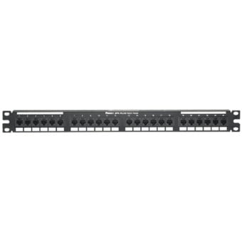 Panel de Parcheo Panduit Cat6 24 Puertos para Rack Negro Modelo DP24688TGY
