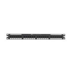 Panel de Parcheo Panduit Cat6 24 Puertos Negro Modelo NK6PPG24Y
