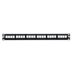 Panel de Parcheo Panduit 24 Puertos RJ-45 Montaje en Rack 1U Modelo NKFP24Y Panel de Parcheo Panduit 24 Puertos RJ-45 Montaje en Rack 1U Modelo NKFP24Y