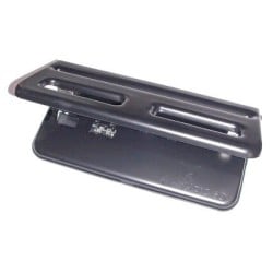 Perforadora Triple Pegaso 333 Ajustable con Regleta - Negro