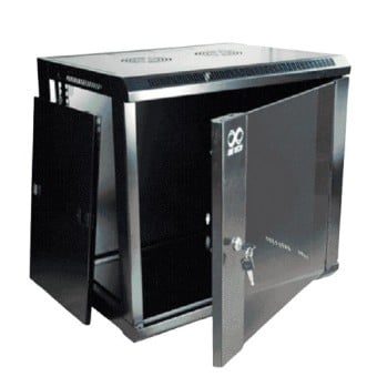 Gabinete de Pared SBE TECH 16U con Paneles Laterales Desmontables Modelo SBE-GNLPAR16URP