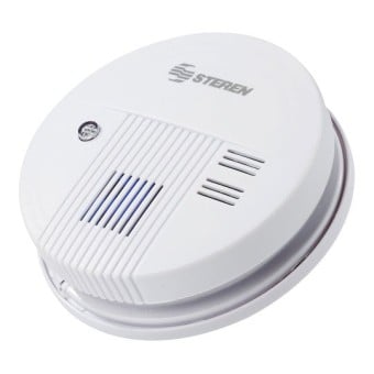 Detector de Humo Steren ALA-HUM con Alarma de 85dB y LED Blanco
