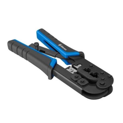Pinza Ponchadora Steren HER-668 para Conectores RJ11/RJ45 con Aislamiento