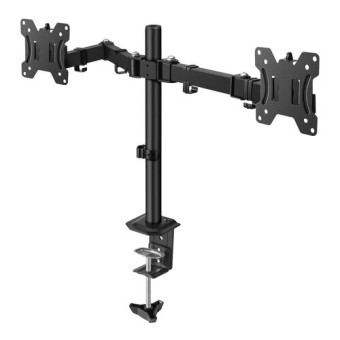 Soporte para 2 Monitores Steren STV-215 - Hasta 32 Pulgadas - 8Kg - Articulado