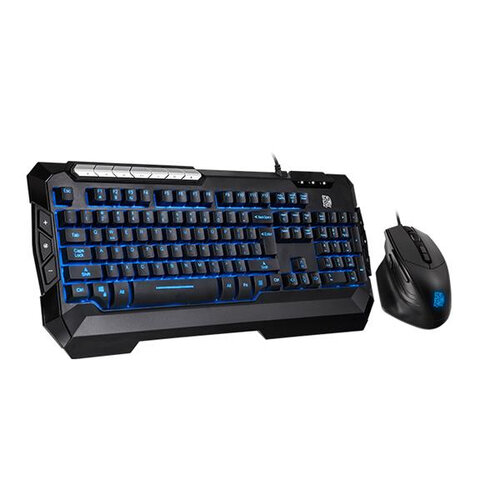 Kit Gamer Thermaltake Ttesports Commander Combo V2 - Teclado y Mouse RGB Alámbrico