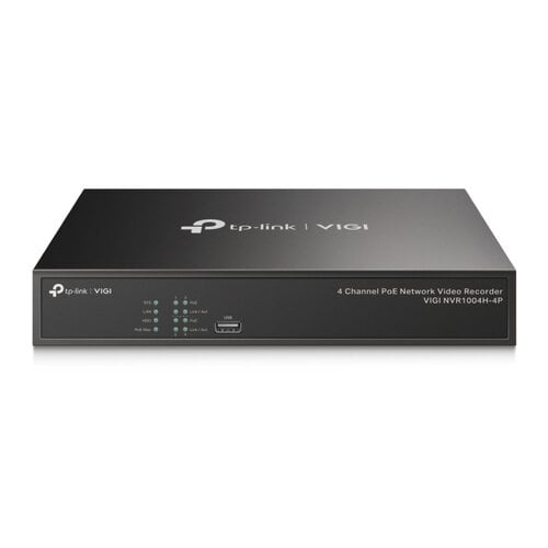 NVR TP-Link Vigi 4 Canales 10TB HDMI VGA Modelo VIGI NVR1004H-4P NVR TP-Link Vigi 4 Canales 10TB HDMI VGA Modelo VIGI NVR1004H-4P