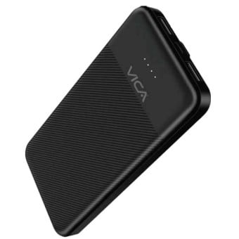 Power Bank VICA 10000mAh con USB-C y Doble Puerto USB para Carga Rápida