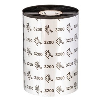 Cinta de Cera/Resina Zebra 3200 - 110mm x 450m - 6 Rollos por Caja - Modelo 03200BK11045 Cinta de Cera/Resina Zebra 3200 - 110mm x 450m - 6 Rollos por Caja - Modelo 03200BK11045