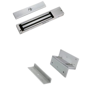Contrachapa Magnética ZKTeco LM200LEDPAK - Soporta 200kg - Modelo LM2805 + LMB280ZL