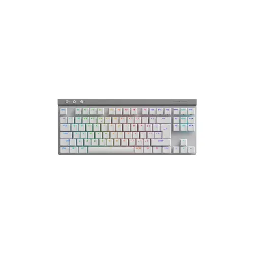 Teclado Gamer Logitech G515 Lightspeed TKL Inalámbrico RGB Blanco