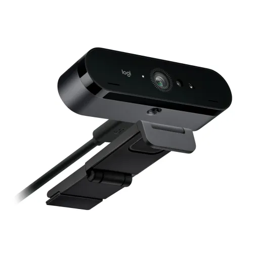 Webcam Logitech Brio 4K Ultra HD con Zoom 5X y Enfoque Automático - Modelo 960-001723 Webcam Logitech Brio 4K Ultra HD con Zoom 5X y Enfoque Automático - Modelo 960-001723