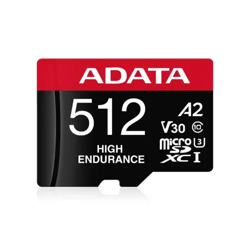 Tarjeta MicroSD ADATA 512GB High Endurance U3 V30 A2 Modelo AUSDX512GUI3V30SHA2R Tarjeta MicroSD ADATA 512GB High Endurance U3 V30 A2 Modelo AUSDX512GUI3V30SHA2R