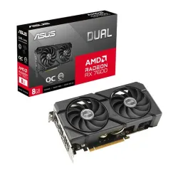 Tarjeta de Video ASUS Dual Radeon RX 7600 EVO OC Edition 8GB GDDR6 PCIe 4.0 DUAL-RX7600-O8G-EVO Tarjeta de Video ASUS Dual Radeon RX 7600 EVO OC Edition 8GB GDDR6 PCIe 4.0 DUAL-RX7600-O8G-EVO