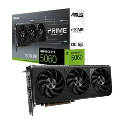 Tarjeta de Video ASUS PRIME GeForce RTX 5060 OC Edition 8GB GDDR7 PCIe 5.0