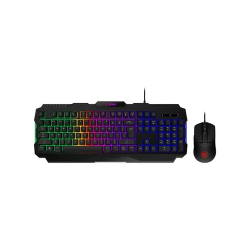 Kit Gamer MSI FORGE GK100 COMBO LS - Teclado y Mouse RGB Alámbrico Español Kit Gamer MSI FORGE GK100 COMBO LS - Teclado y Mouse RGB Alámbrico Español